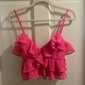 Mustard seed pink blouse size small